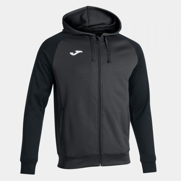 ACADEMY IV ZIP-UP HOODIE ANTHRACITE BLACK 4XS