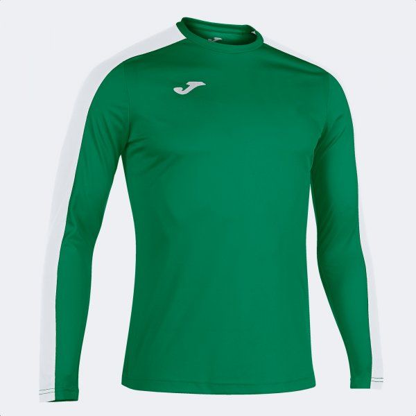 ACADEMY T-SHIRT GREEN-WHITE L/S 8XS-7XS