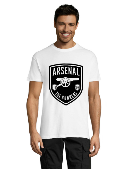 Arsenal 3 pánske tričko biele XS