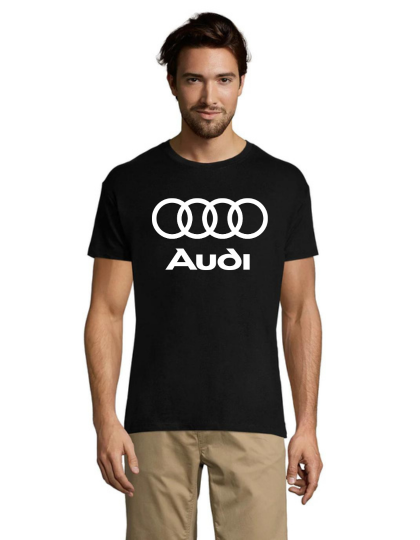 Audi Black pánske tričko čierne 3XL