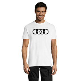 Audi Circles pánske tričko biele 2XL