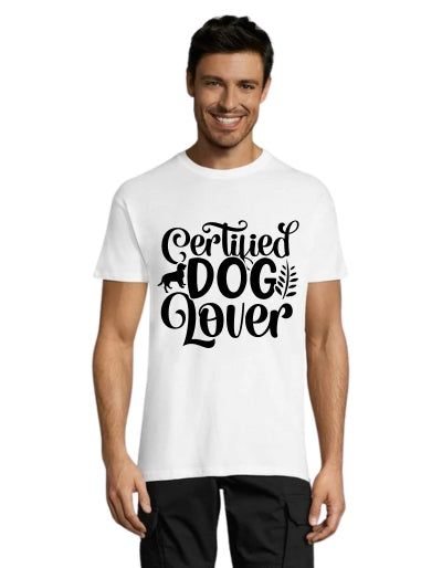 Certified Dog Lover pánske tričko čierne 4XS