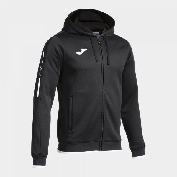 OLIMPIADA ZIP-UP HOODIE mikina čierna 4XS