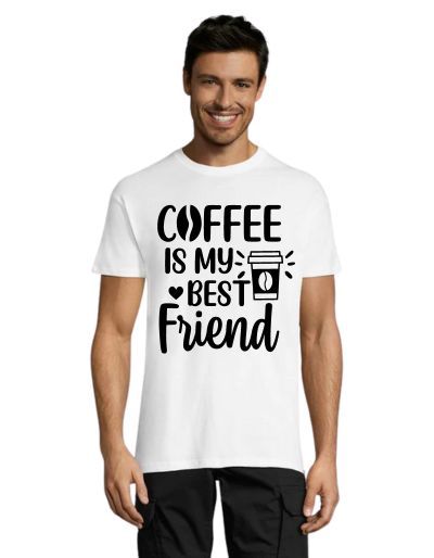 Coffee is my best friend pánske tričko čierne 3XL