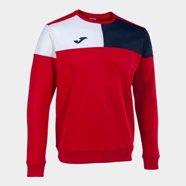 CREW V SWEATSHIRT RED NAVY WHITE 6XS