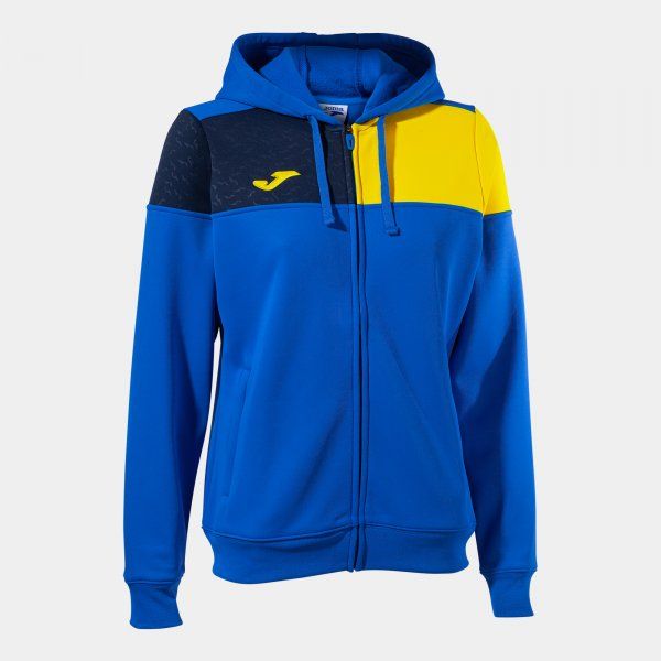 CREW V ZIP-UP HOODIE mikina azúrová XS