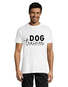 Dog trainer pánske tričko biele L