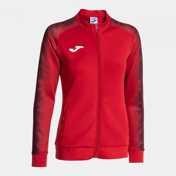 ELITE XI FULL ZIP SWEATSHIRT mikina červená S