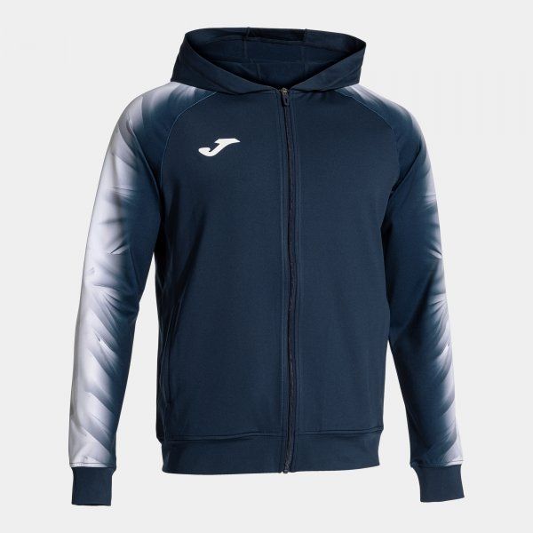 ELITE XI ZIP-UP HOODIE NAVY WHITE 2XS