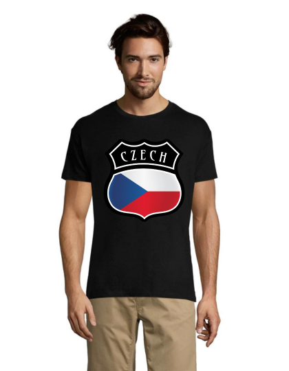 Erb Czech republic pánske tričko čierne 2XL