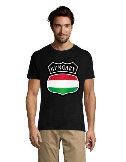 Erb Hungary pánske tričko čierne XS