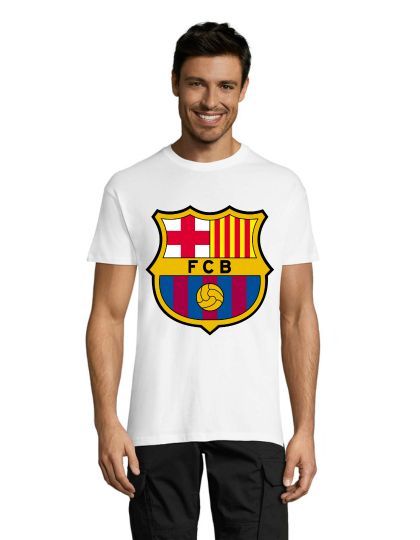 "FC Barcelona" men's shirt white L