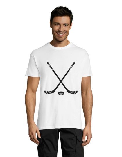 Hockey Sticks pánske tričko biele 5XS