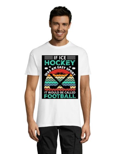 Hockey would be called footbal pánske tričko biele L