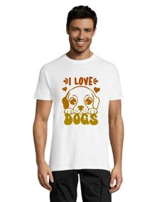 I love dog's 2 pánske tričko biele 3XS
