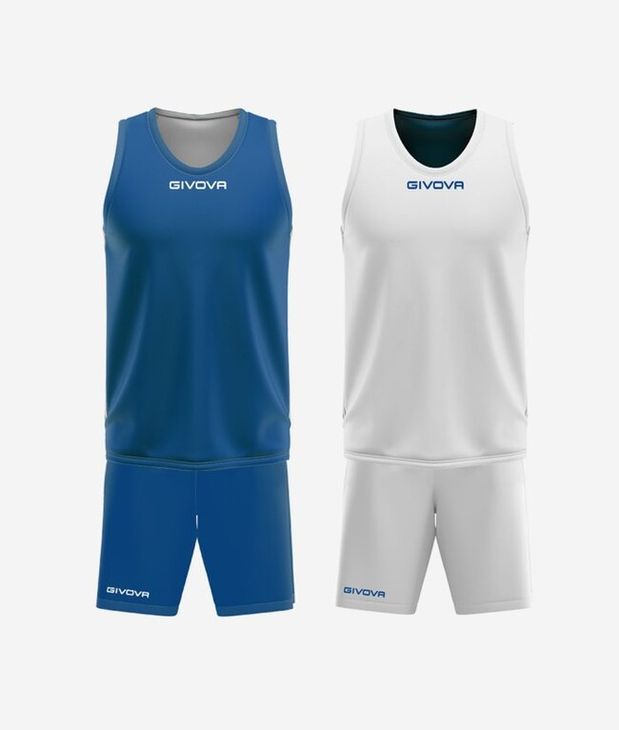 KIT DOUBLE IN MESH AZZURRO/BIANCO Tg. 2XL