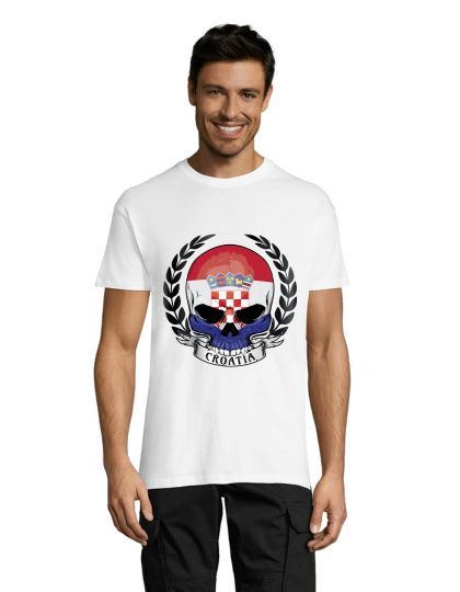 "Scull Croatia" men's shirt white L