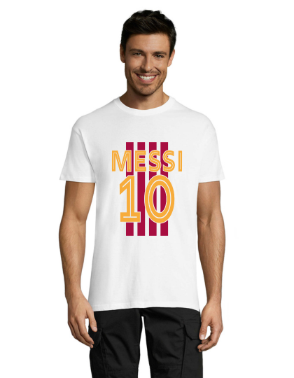 Messi 1 pánske tričko biele 3XL