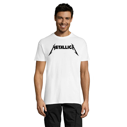 Metallica pánske tričko biele L