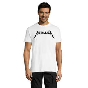 Metallica pánske tričko biele XL