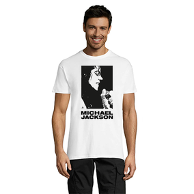 Michael Jackson Face pánske tričko biele 3XS
