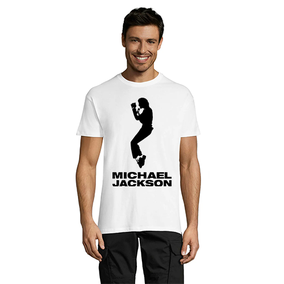 Michael Jackson pánske tričko biele 2XS