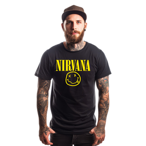 Nirvana 2 pánske tričko biele 5XS