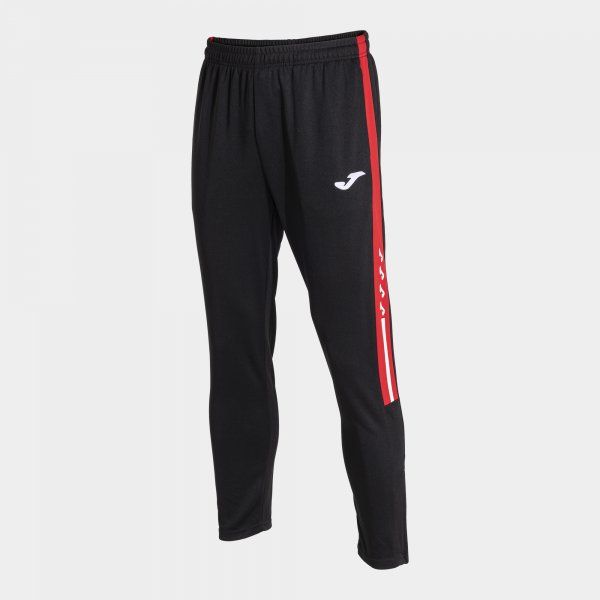 OLIMPIADA LONG PANTS tepláky čierna červená L