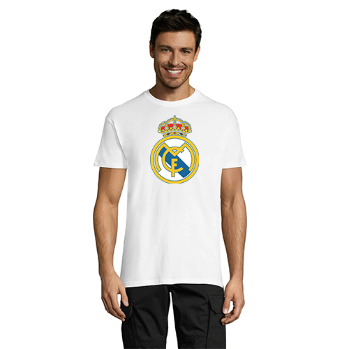 Real Madrid Club pánske tričko biele L