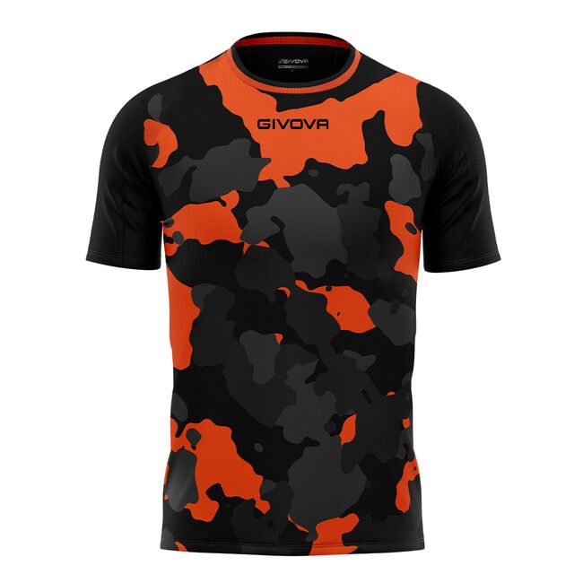 SHIRT ARMY INTERLOCK dres čierna/oranžová XL