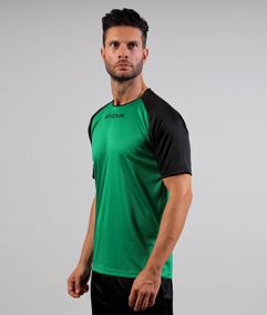 SHIRT CAPO INTERLOCK dres zelená/čierna M