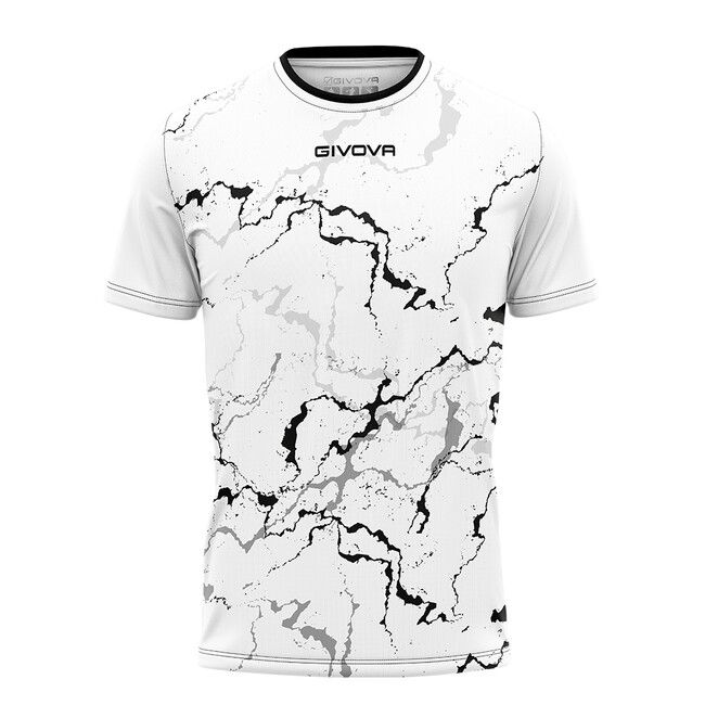 SHIRT GRAFITE INTERLOCK dres biela/čierna L