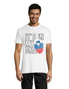 "Slovenia - It's in my DNA" men's shirt white L
