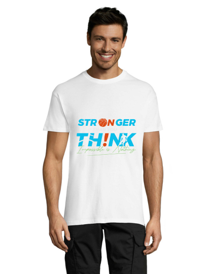 Stronger than You Think pánske tričko čierne 3XL