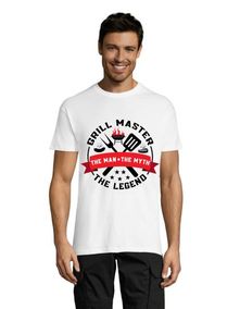 The Legend - Grill Master pánske tričko biele L