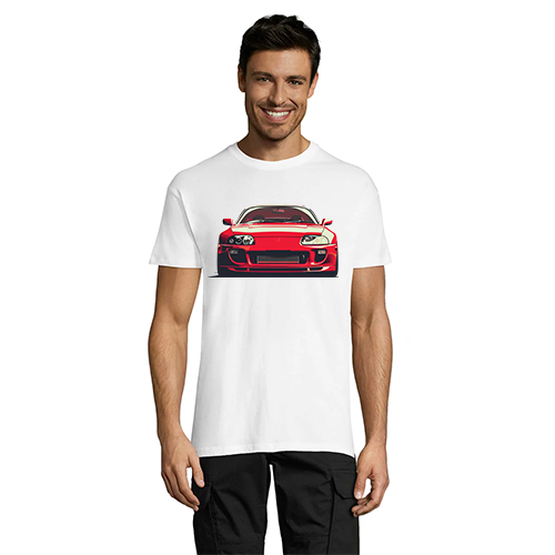 Toyota - Supra RED pánske tričko biele 3XL
